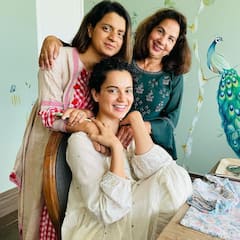 IN PICS | Kangana Ranaut Reunites With Family After Recovering From COVID-19