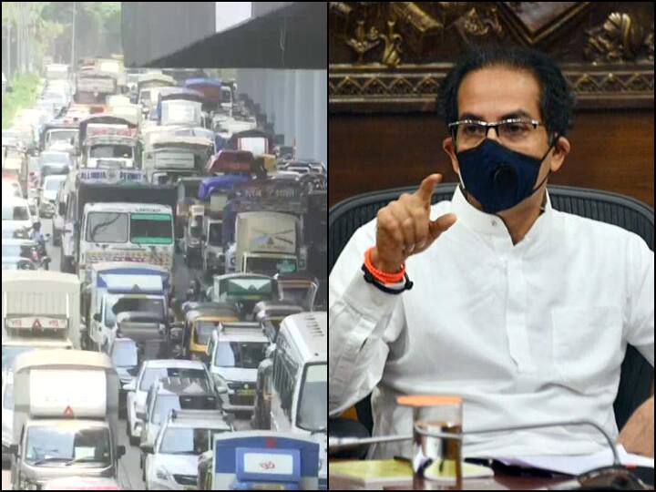 Maharashtra CM Uddhav Thackeray statement over Heavy traffic in Mumbai amid Corona Lockdown मुंबई की सड़कों पर भारी ट्रैफिक देख हैरान हुए CM उद्धव, कहा- ऐसा ही रहा तो सख्त पाबंदियां लगानी होंगी
