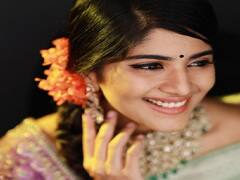 பூங்காற்றே நீ வீசாதே... நான் தான் இங்கே விசிறி.. மேகா ஆகாஷின் க்யூட் போட்டோஸ்!