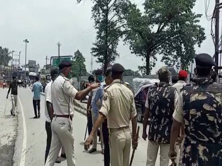 Bihar: Attack on police who went to observe lockdown, shopkeepers were already preparing ann बिहार: लॉकडाउन का पालन कराने गई पुलिस पर पथराव, पहले से ही तैयारी करके बैठे थे दुकानदार