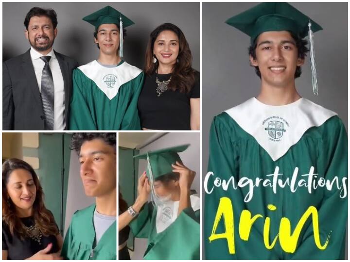 Madhuri Dixit Expresses Gratitude As A 'Proud Parent' As Son Arin Graduates From High School Madhuri Dixit Expresses Gratitude As A 'Proud Parent' As Son Arin Graduates From High School