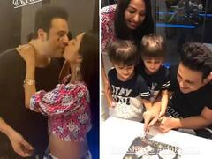 In Pics: कृष्णा अभिषेक ने परिवार संग मनाया जन्मदिन, पत्नी कश्मीरा शाह संग किया लिप लॉक Birthday Kiss