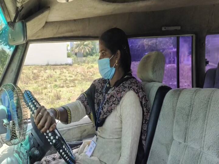 First female driver in government office மயிலாடுதுறை : அரசு பணியில் சேர்ந்த முதல் பெண் கார் ஓட்டுநர், யார் இவர்?