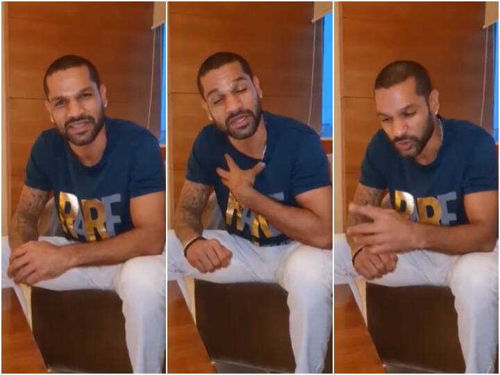 WATCH | Shikhar Dhawan Recites One Of His Favourite Shayari From Abrar Kashif WATCH | Shikhar Dhawan Recites One Of His Favourite Shayari From Abrar Kashif