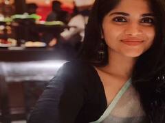 பூங்காற்றே நீ வீசாதே... நான் தான் இங்கே விசிறி.. மேகா ஆகாஷின் க்யூட் போட்டோஸ்!