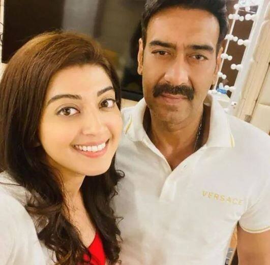 Actress Pranitha Subhash who will soon make her Bollywood debut with Hungama 2 and also will be next seen Ajay Devgn starrer Bhuj: The Pride of India has tied the nuptial knot with businessman Nitin Raju in Bengaluru on Sunday.[pic credit: Twitter/ BARaju's Team]