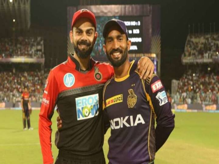 விராட்கோலியுடன் தினேஷ் கார்த்திக்