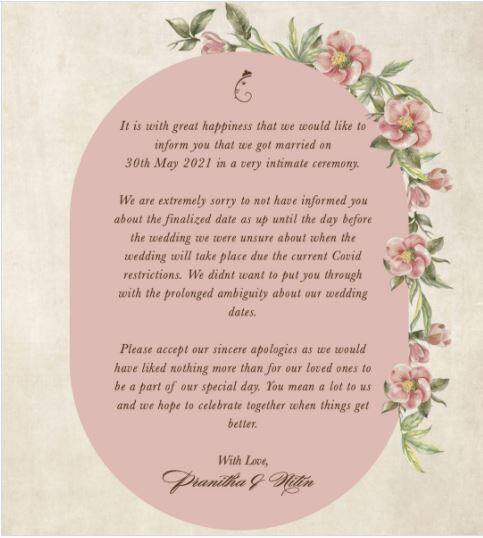 The actress announced the big news on her Instagram profile on Monday. 