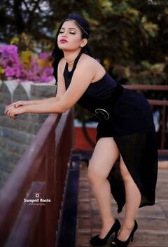 In Pics : जाळ अन् धूर संगटच...! 'काळ्या ड्रेस'मधील शालूचा हॉट लूक समोर, चाहते घायाळ...!