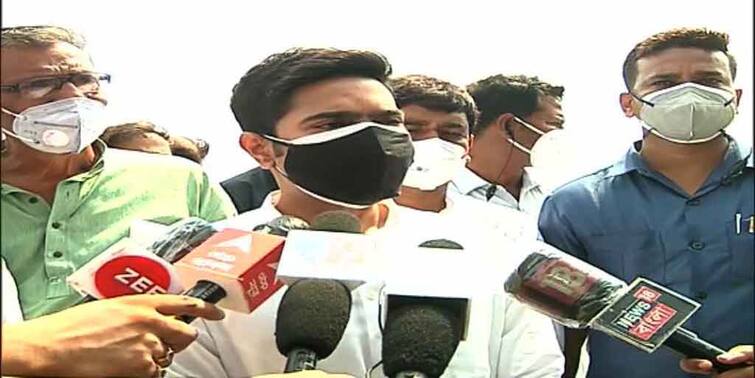 Covid-19: TMC Abhishek Banerjee visit Patharpratima to see cyclone Yaas affected areas Abhishek on Cyclone Yaas:বিপর্যয় মোকাবিলা আইনে প্রধানমন্ত্রী-স্বরাষ্ট্রমন্ত্রীর বিরুদ্ধে পদক্ষেপ হোক, আলাপনের পাশে দাঁড়িয়ে মন্তব্য অভিষেকের