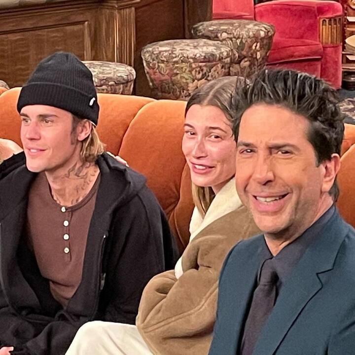 Jennifer also shared a photo of David Schwimmer with Justin Bieber and Hailey Bieber, who were special guests on the reunion. The Hollywood star wrote,