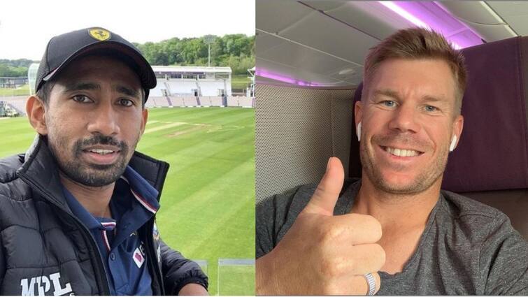 India in England: Wriddhiman Saha shares view from the balcony and David Warner questions about room number India Tour of England: ৩১৮ নম্বর ঘর? সাউদাম্পটনে ঋদ্ধির ছবি দেখে প্রশ্ন ওয়ার্নারের