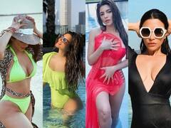 Shama Sikander ने Beach पर खिंचवाई बेहद बोल्ड तस्वीरें, अपनी टोड बॉडी फ्लॉन्ट करती आईं नजर, देखें