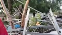 બનાસકાંઠા: વરસાદ વરસતા ખેતીને નુકસાન, ભારે પવનથી ઘરના પતરા ઊડ્યાં