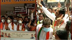 BJP Agitation for OBC Reservation: ओबीसी राजकीय आरक्षणाच्या मुद्द्यावर भाजप आक्रमक, आक्रोश आंदोलन