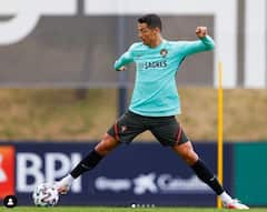 Ronaldo on Euro Cup: ইউরো কাপের আগে পর্তুগালের প্র্যাক্টিসে মধ্যমণি রোনাল্ডোই