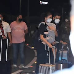 Virat Kohli, Anushka Sharma Along With Baby Vamika Leave For England For World Test Championship, See VIRAL PICS