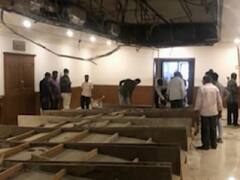 सह्याद्री अतिथीगृहातील स्लॅब कोसळला, मंत्री आदित्य ठाकरेंच्या बैठकीदरम्यान दुर्घटना