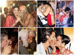 In Pics: जब बॉलीवुड की इन अभिनेत्रियों को लोगों ने अचानक कर दिया Kiss, कैमरे में कैद हो गईं ये तस्वीरें