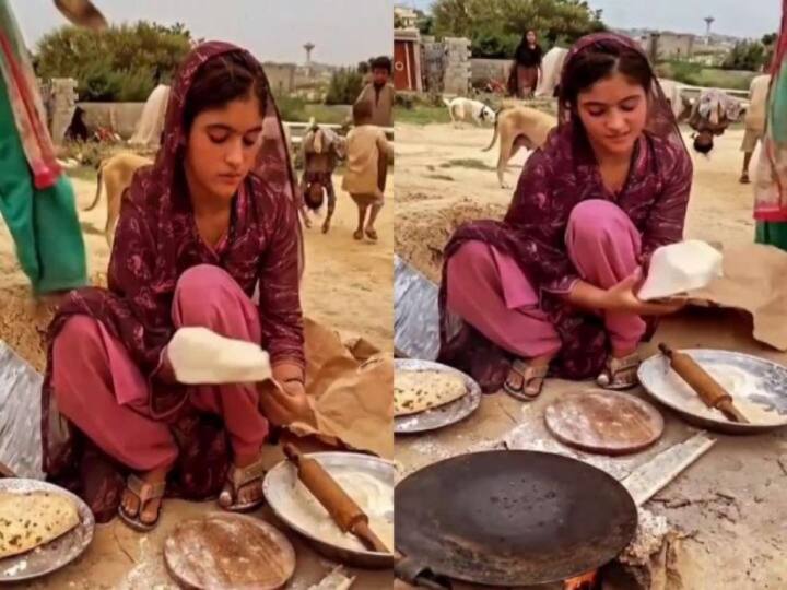 Women making Roti video goes viral in Instagram பெண் ரொட்டி சுடும் அழகை ரசித்த 2 மில்லியன் பேர்!