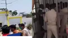 Bajrang Dal & BJP workers create ruckus at police stations in Rampur & Moradabad