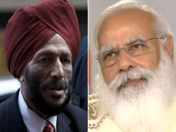 PM Narendra Modi spoke to former Indian sprinter Milkha Singh and inquired about his health पीएम मोदी ने जाना 'फ्लाइंग सिख' मिल्खा सिंह का हाल, जल्द ठीक होने की कामना की