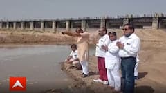 Patan: સરસ્વતી નદીમાં પાણી છોડવામાં આવ્યુ, કોગ્રેસના નેતાઓએ નવા નીરના  વધામણા કર્યા