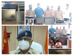 लोन देने के नाम पर ठगने वाले फर्जी गिरोह का भंडाफोड़, दो लोग गिरफ्तार