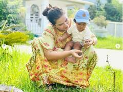 পরিবেশ দিবস পালন, ছোট্ট ইউভানের সঙ্গে গাছ লাগালেন শুভশ্রী