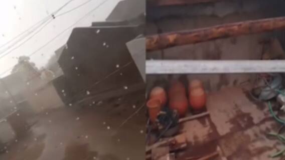 મહેસાણા જિલ્લામાં ભારે પવન સાથે વરસાદ, ઘર-વખરીને નુકસાન