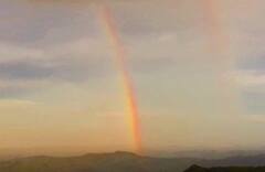 In Pics : आंबोलीतील अद्भूत सौंदर्य; नभात सप्तरंगी छटा, घाटातील दरीत ढगांची चादर