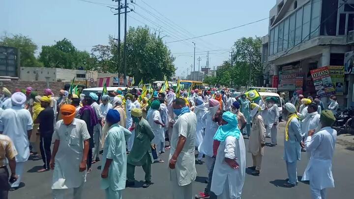 ਬਠਿੰਡਾ: ਪੰਜਾਬ ਸਰਕਾਰ ਖ਼ਿਲਾਫ਼ ਪ੍ਰਦਰਸ਼ਨ ਕਰਨ ਦੀ ਵਿਉਂਤਬੰਦੀ ਕਰ ਰਹੇ ਭਾਜਪਾ ਲੀਡਰਾਂ ਨੂੰ ਕਿਸਾਨਾਂ ਨੇ ਸ਼ਹਿਰ ਵਿੱਚ ਨਾ ਸਿਰਫ ਮੁਜ਼ਾਹਰਾ ਕਰਨ ਤੋਂ ਰੋਕਿਆ ਬਲਕਿ ਕਿਸਾਨਾਂ ਦੇ ਰੋਹ ਅੱਗੇ ਪੁਲਿਸ ਨੂੰ ਵੀ ਕਾਰਵਾਈ ਕਰਨੀ ਪਈ।