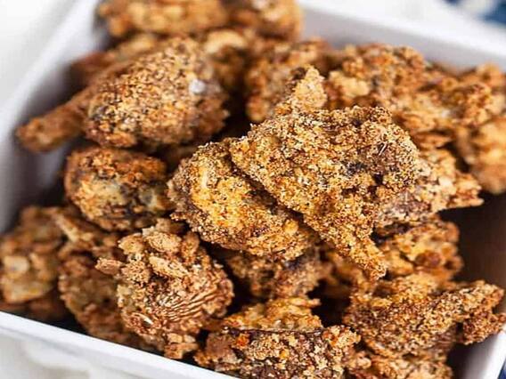 எண்ணெய் அதிகம் சேர்க்காமல் சூப்பர் மொறு மொறு ஏர்ஃபிரை காளான்! எண்ணெய் அதிகம் சேர்க்காமல் சூப்பர் மொறு மொறு ஏர்ஃபிரை காளான்!