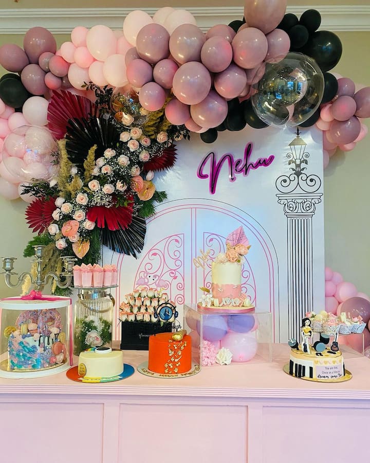 To mark the special occasion, Neha’s husband Rohanpreet Singh shared some pictures on his Instagram from the singer’s lockdown birthday celebration. The couple looks perfect in matching black outfits. (Image courtesy - @rohanpreetsingh/Instagram)