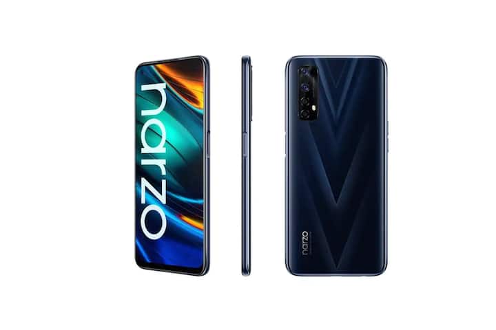 Realme Narzo 20-  કિંમત- 9,999 રૂપિયા-  5 ઇંચની આઇપીએસ એલસીડી ડિસ્પ્લે (60 હર્ટ્ઝ રિફ્રેશ રેટની સાથે),  એન્ડ્રોઇડ 10 ઓપરેટિંગ સિસ્ટમ,  MediaTek Helio G85 પ્રૉસેસર, 4 GB RAM અને 64 જીબી સ્ટૉરેજ,  6000 mAhની બેટરી,  48 MP પ્રાઇમરી સેન્સર વાળો ત્રિપલ રિયર કેમેરા સેટઅપ,  8 MPનો ફ્રન્ટ કેમેરો,