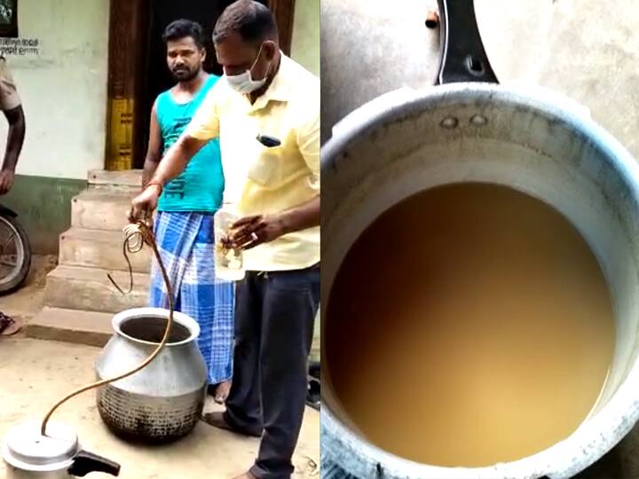 5 people arrested for brewing alcohol at home after watching YouTube கிச்சனை ஆக்கிரமிக்கும்  ‛குக் வித் குசும்பர்கள்’ ; வீட்டில் சாராயம் காய்ச்சி அடுத்தடுத்து அரெஸ்ட்!