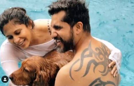 Kishwer Merchant, who is expecting her first child with Suyyash Rai in August this year, shared a new pic on social media flaunting her baby bump. [pic credit: Instagram/Kishwer Merchantt]