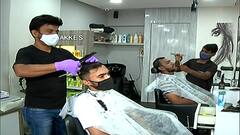 Salon Reopen : मुंबईत अडीच महिन्यांनंतर सलूनची दुकाने सुरू, दुपारी चार वाजेपर्यंत सलूनला परवानगी