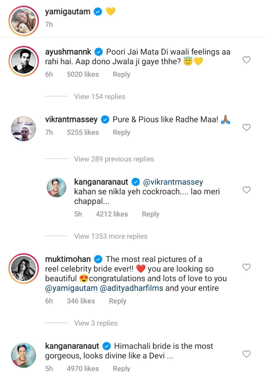 Lao Meri Chappal': Kangana Ranaut Calls Vikrant Massey A Cockroach For His Comment On Yami Gautam’s Wedding Picture