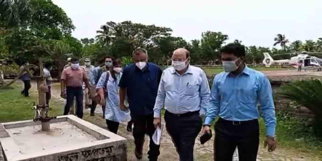 7 member Central Team led by MHA joint secretary in West Bengal visits South 24 Parganas to assess damage Caused by Cyclone Yaas Cyclone Yaas in Bengal: ইয়াস-ক্ষয়ক্ষতি খতিয়ে দেখতে দক্ষিণ ২৪ পরগনা পরিদর্শন কেন্দ্রীয় প্রতিনিধিদলের