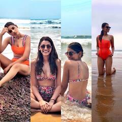 जसप्रीत बुमराह की पत्नी ये तस्वीरें वायरल, Beach किनारे अक्सर मस्ती करती नज़र आती हैं Sanjana Ganesan