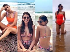 जसप्रीत बुमराह की पत्नी ये तस्वीरें वायरल, Beach किनारे अक्सर मस्ती करती नज़र आती हैं Sanjana Ganesan