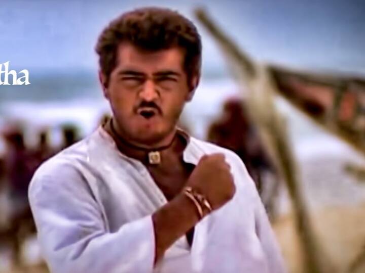 மேற்கே உதித்த சூரியனே பாடலில் அஜித்