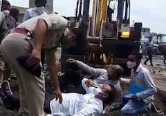 Amreli : કોંગ્રેસના ધારાસભ્ય જેસીબી આગળ સૂઈ ગયા, 'જેસીબી ઉપર ચડાવી દો અને ધરપકડ કરો'