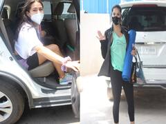 मास्क लगाकर घर से बाहर निकले Bollywood Stars, कूल लुक में जिम पहुंचीं Sara Ali Khan तो योगा मैट के साथ स्पॉट हुईं Sunny Leone