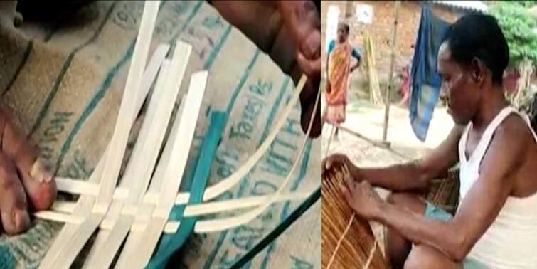 Handicraft artists of the tribal village of Kankasar are in financial crisis due to coronavirus pandemic করোনার জের, আর্থিক সঙ্কটে কাঁকসার আদিবাসী গ্রামের কুটিরশিল্পীরা