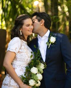 IN PICS | 'ये जवानी है दिवानी' फेम अभिनेत्री एवलिन शर्मा  विवाहबंधनात