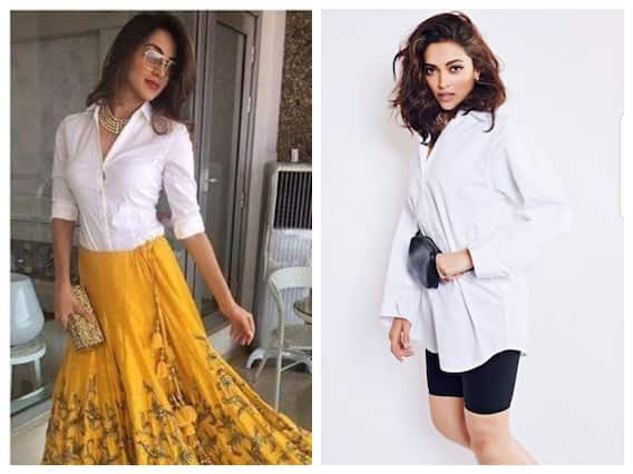 Deepika Padukone से Kiara Advani तक, इन 6 हसीनाओं से सीखें White Shirt को स्टाइल करने का तरीका Deepika Padukone से Kiara Advani तक, इन 6 हसीनाओं से सीखें White Shirt को स्टाइल करने का तरीका