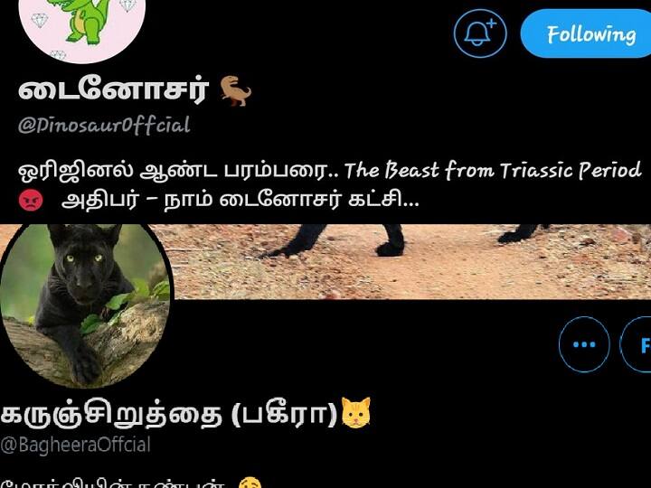 Twitter accounts changed in the name of animals, is trending now Twitter Trending | கலகலப்பும், கலாயுமாக மாறிய ட்விட்டர்.. களமிறங்கிய முதலை, தேவாங்கு!