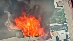 Haridwar में सड़क किनारे खड़ी बस में लगी आग, टला बड़ा हादसा | Uttarakhand Prime